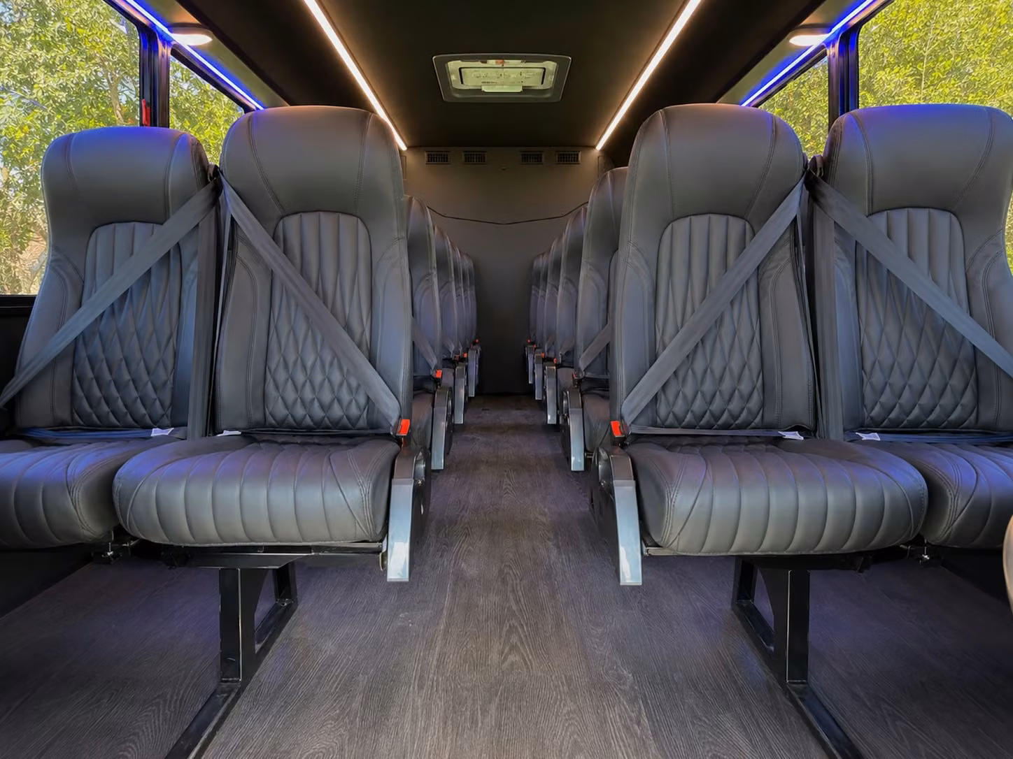 18 passenger minibus inside