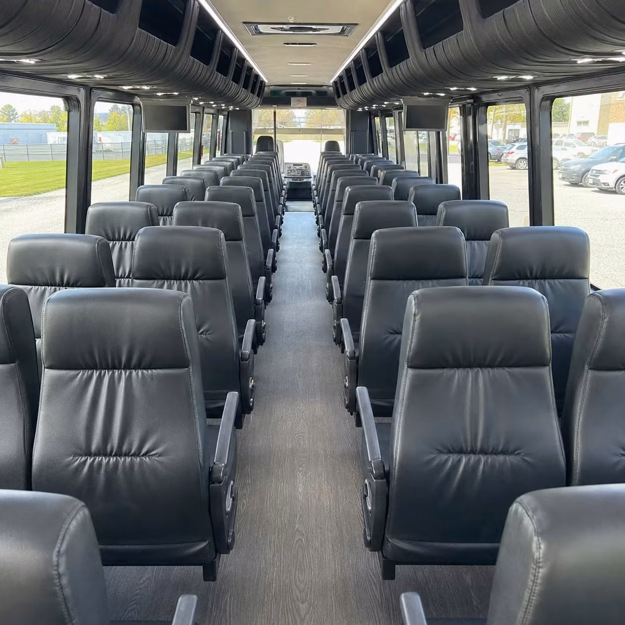 25 passenger minibus interior
