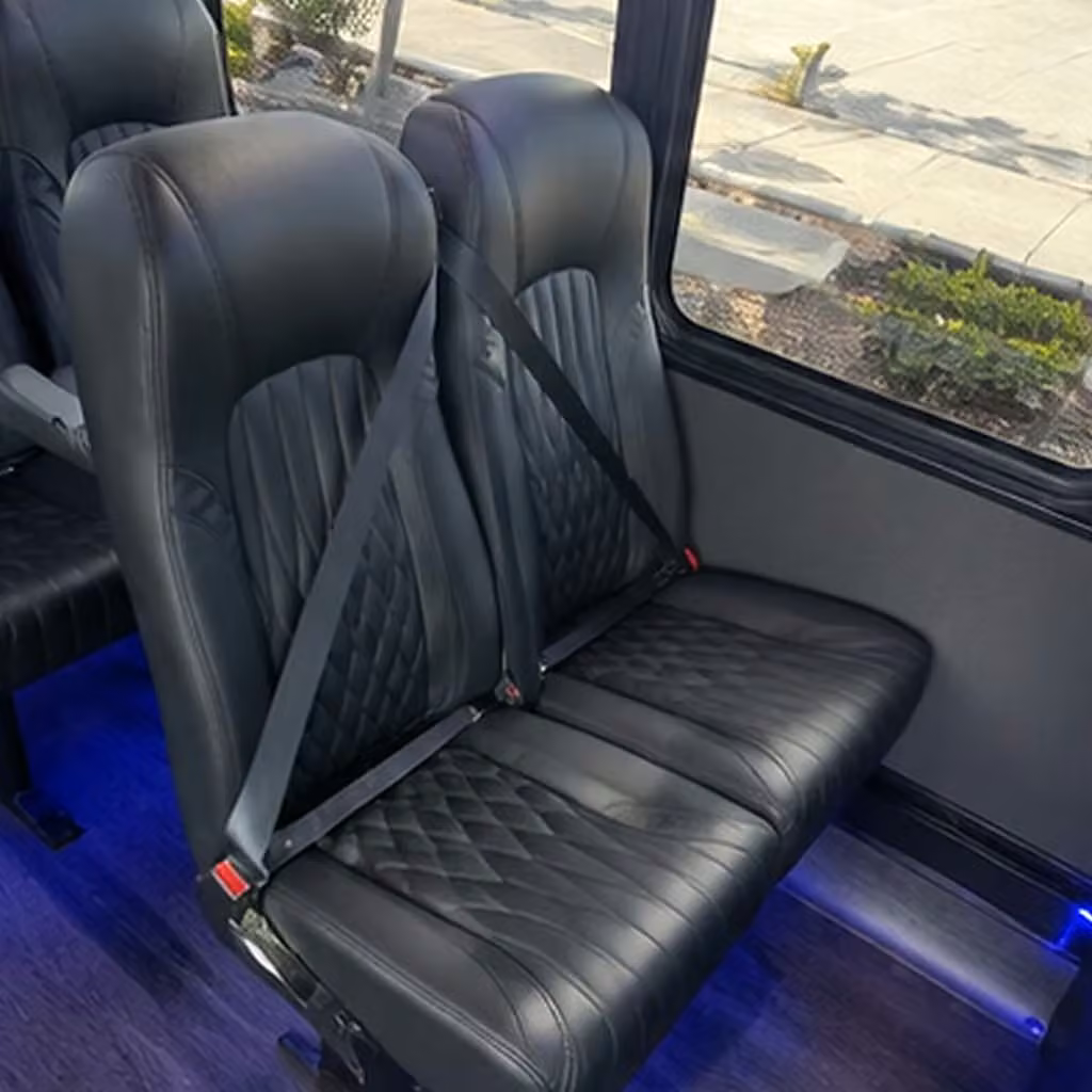 28 passenger minibus inside
