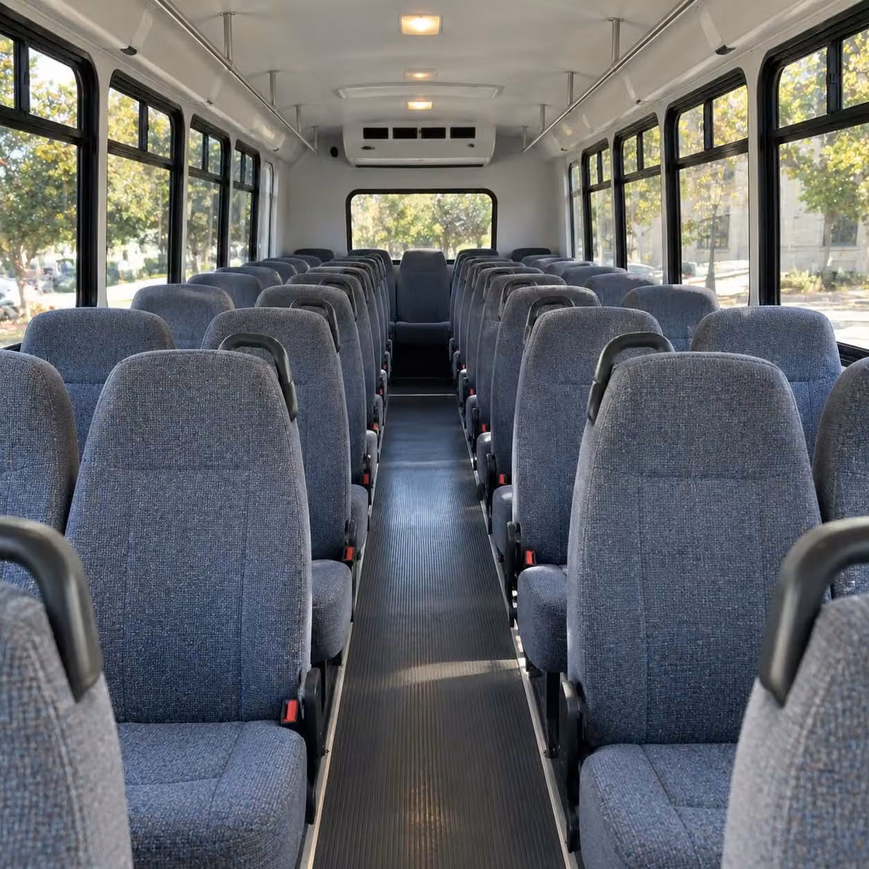 30 passenger minibus inside