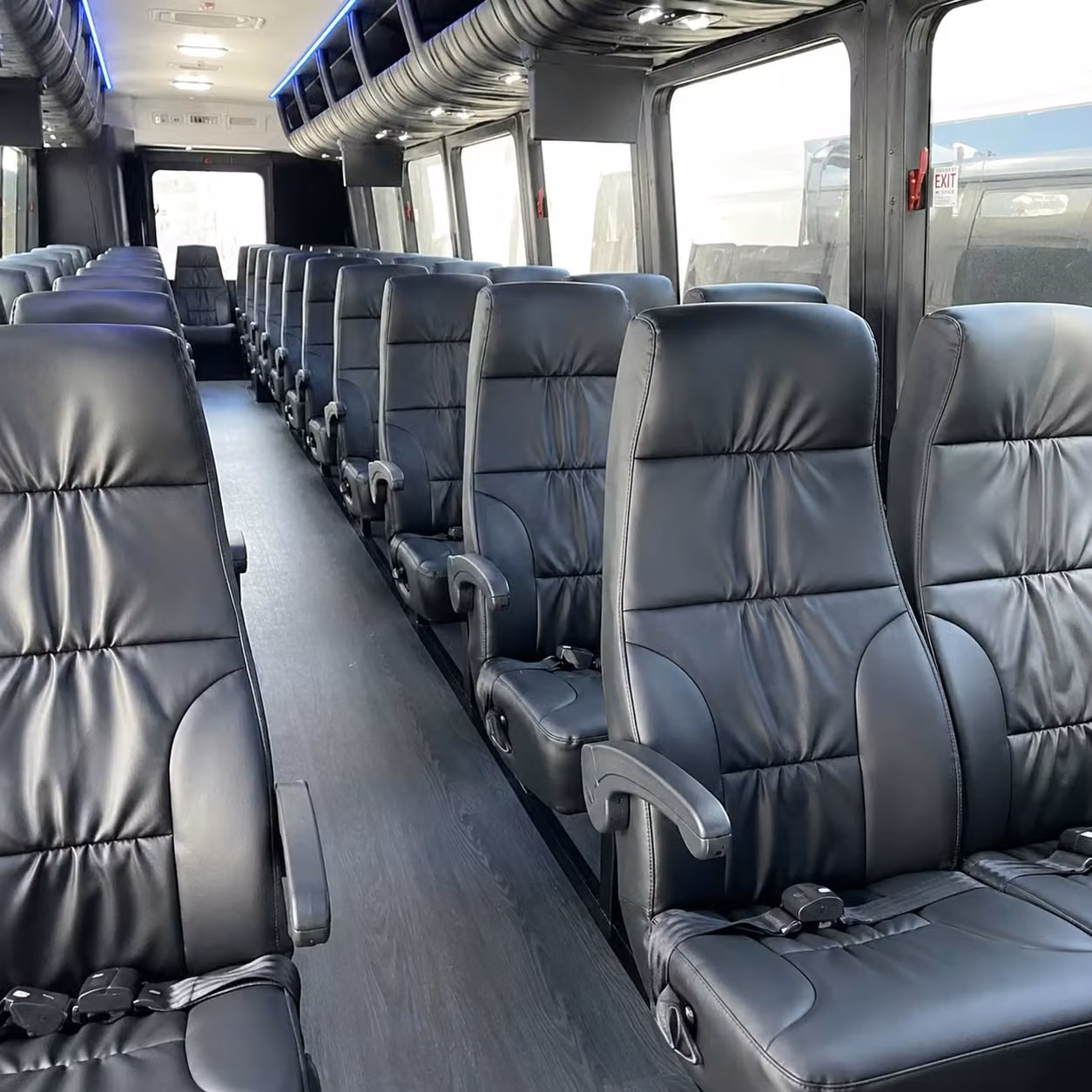 35 passenger minibus interior