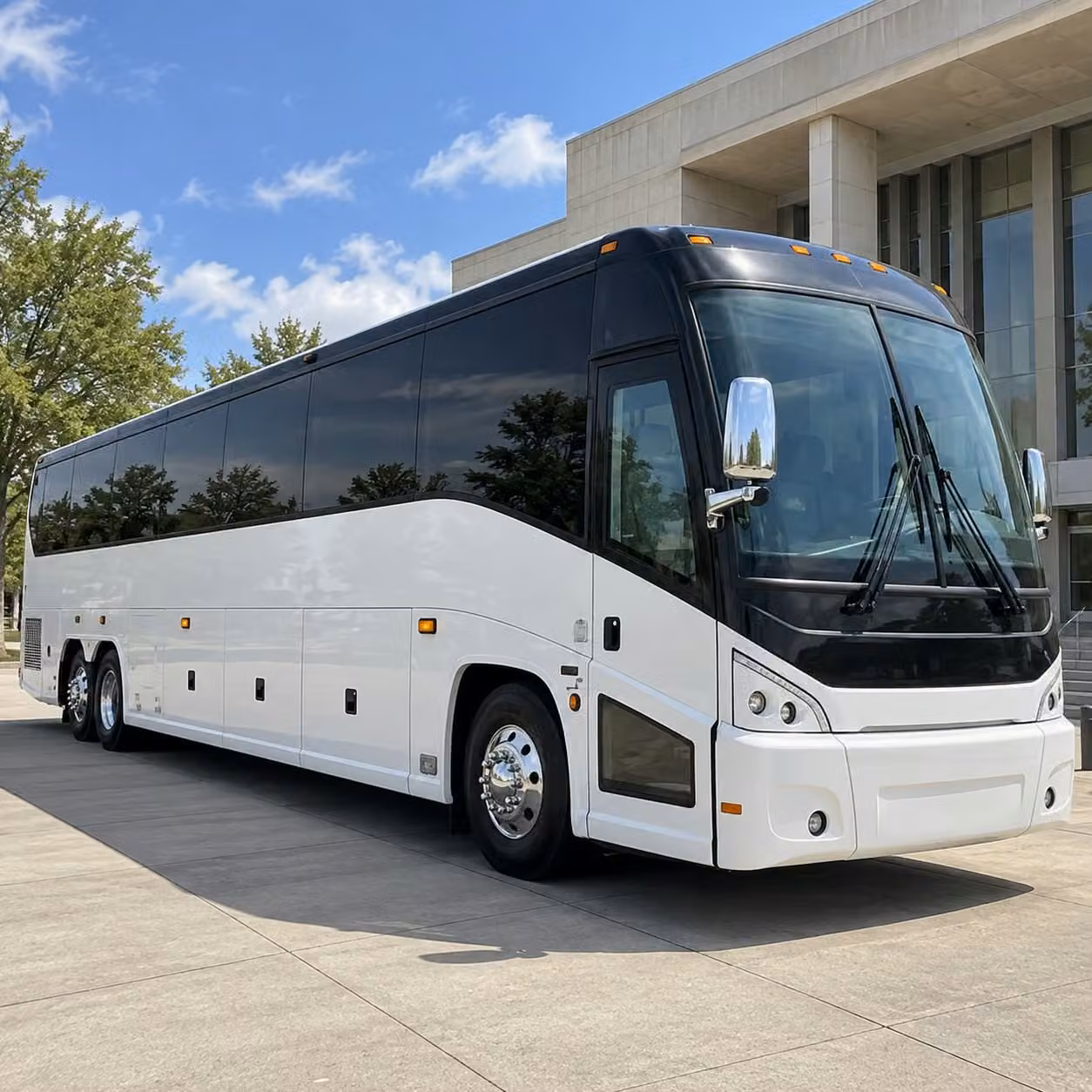 paterson charter bus rental exterior