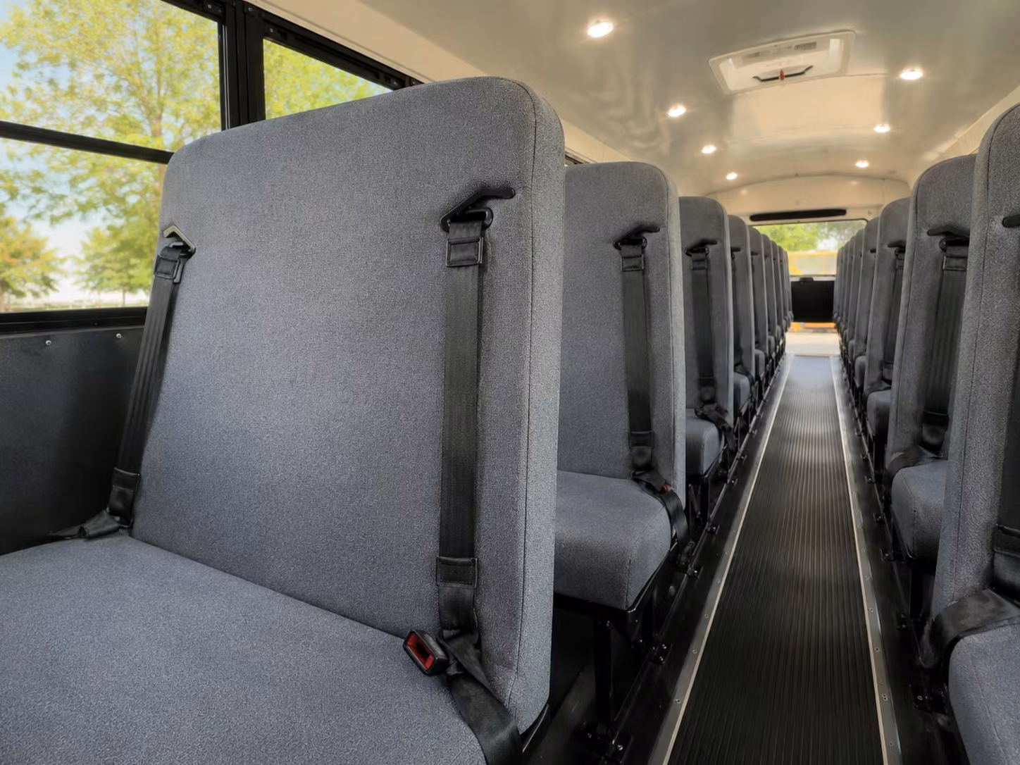 school bus interior