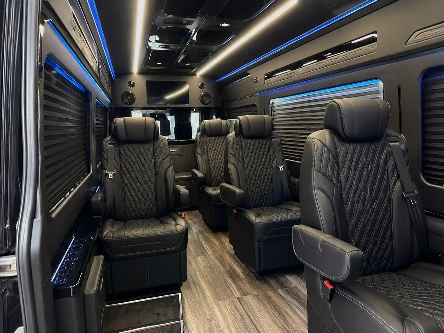 sprinter van with driver interior